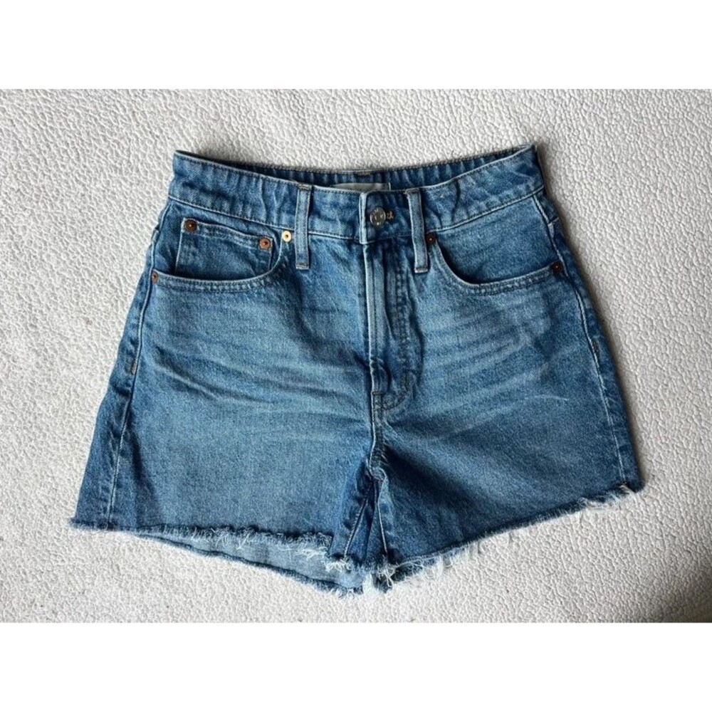 Madewell The Curvy Perfect Vintage Shorts Denim Womens 25